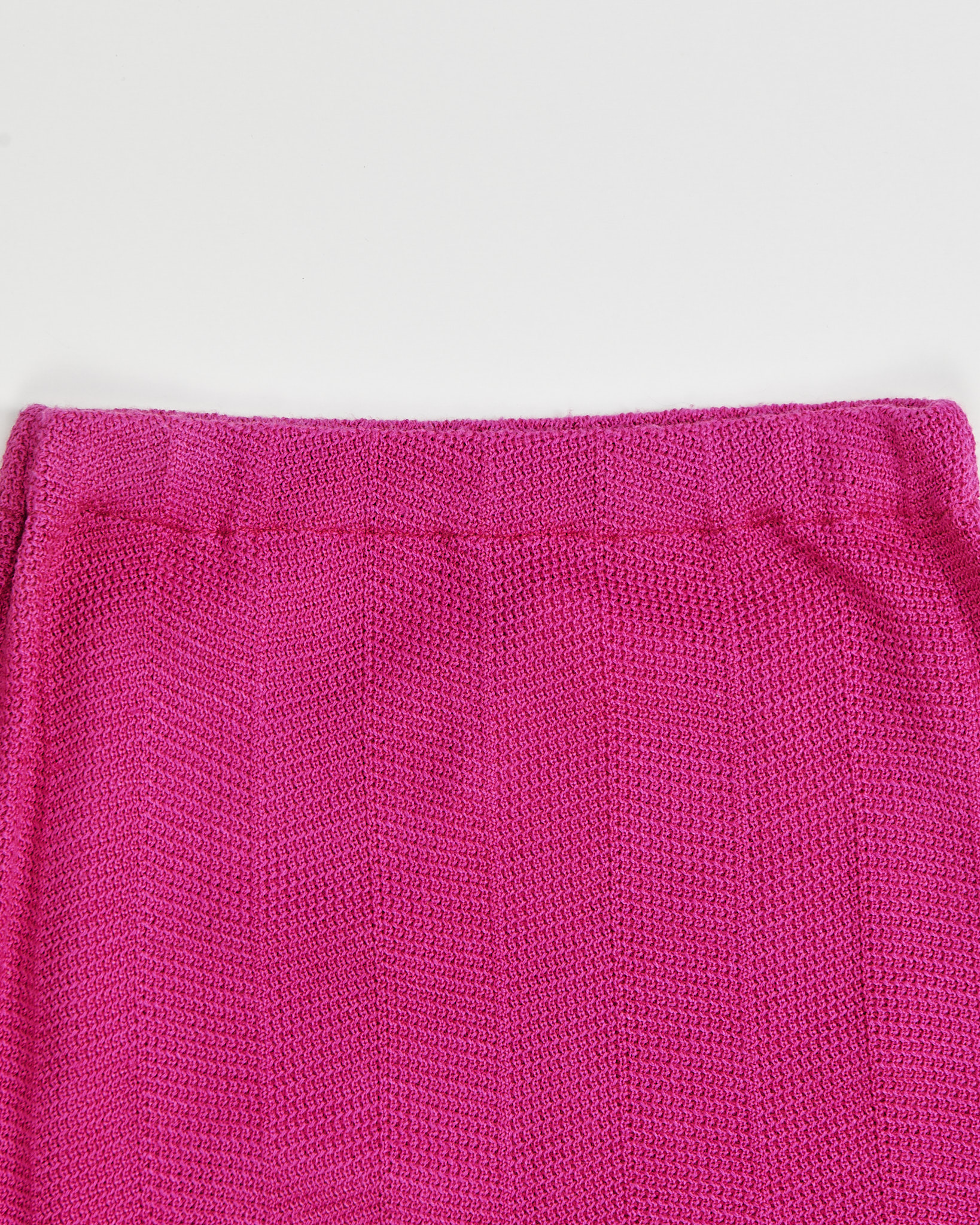 Вязаная юбка с контрастными полосами — изображение 4