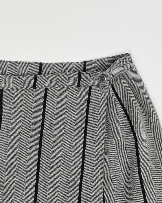 Юбка с асимметричной складкой — фото 4