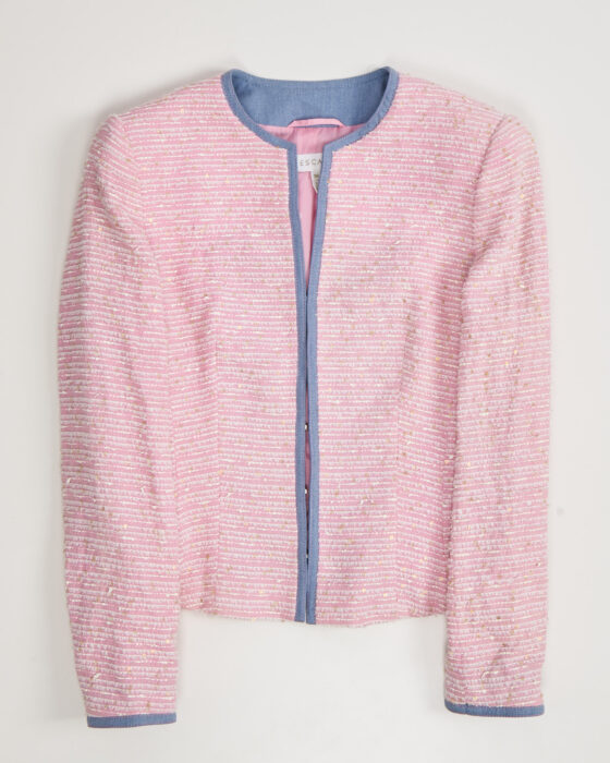 Жакет Escada из розового твида Escada