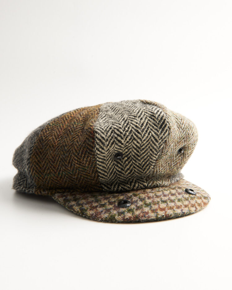 Шерстяная кепка из твида Failsworth made in UK