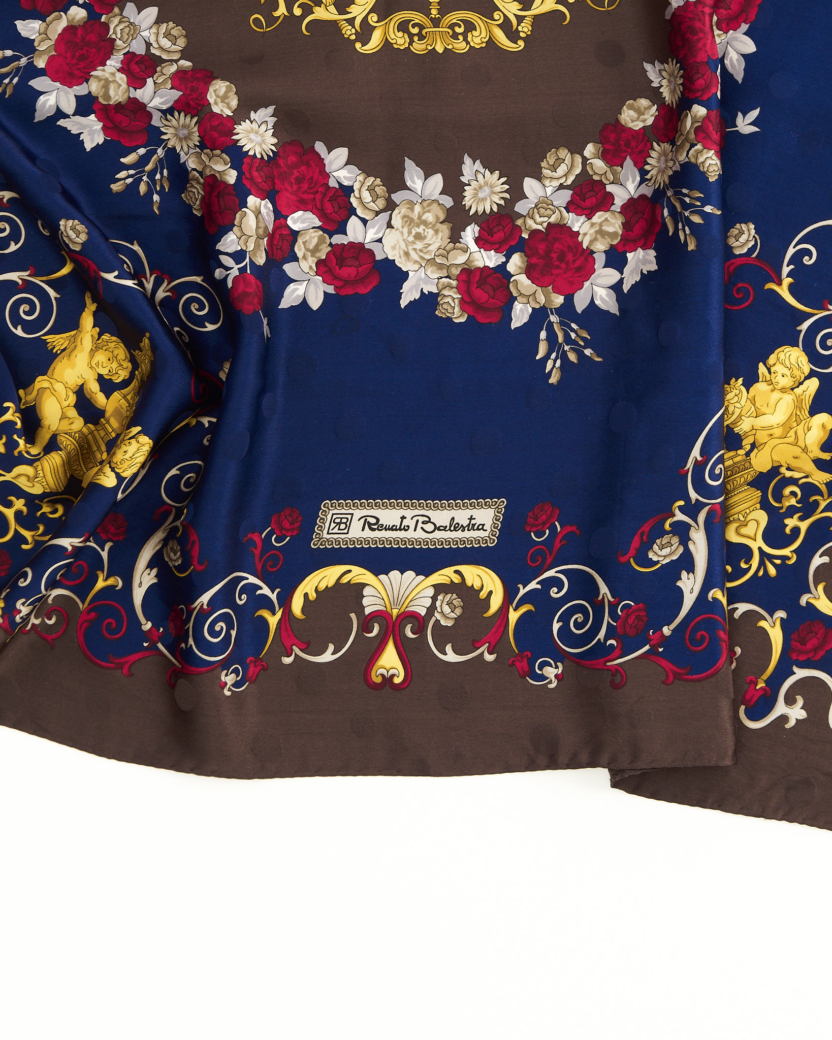 Платок с декоративным рисунком made in Italy — изображение 3