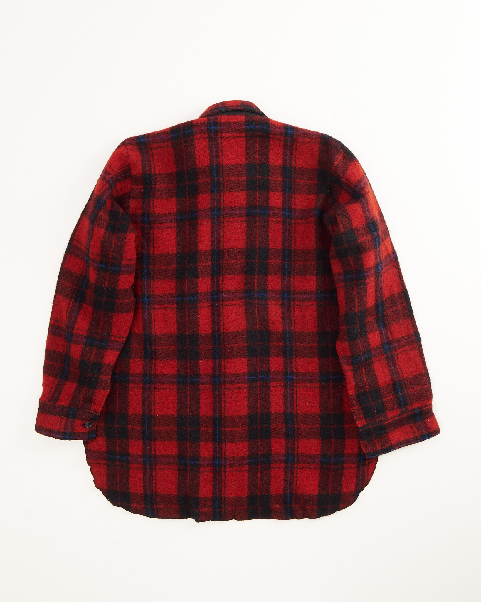 Тёплая клетчатая рубашка из шерсти — изображение 2