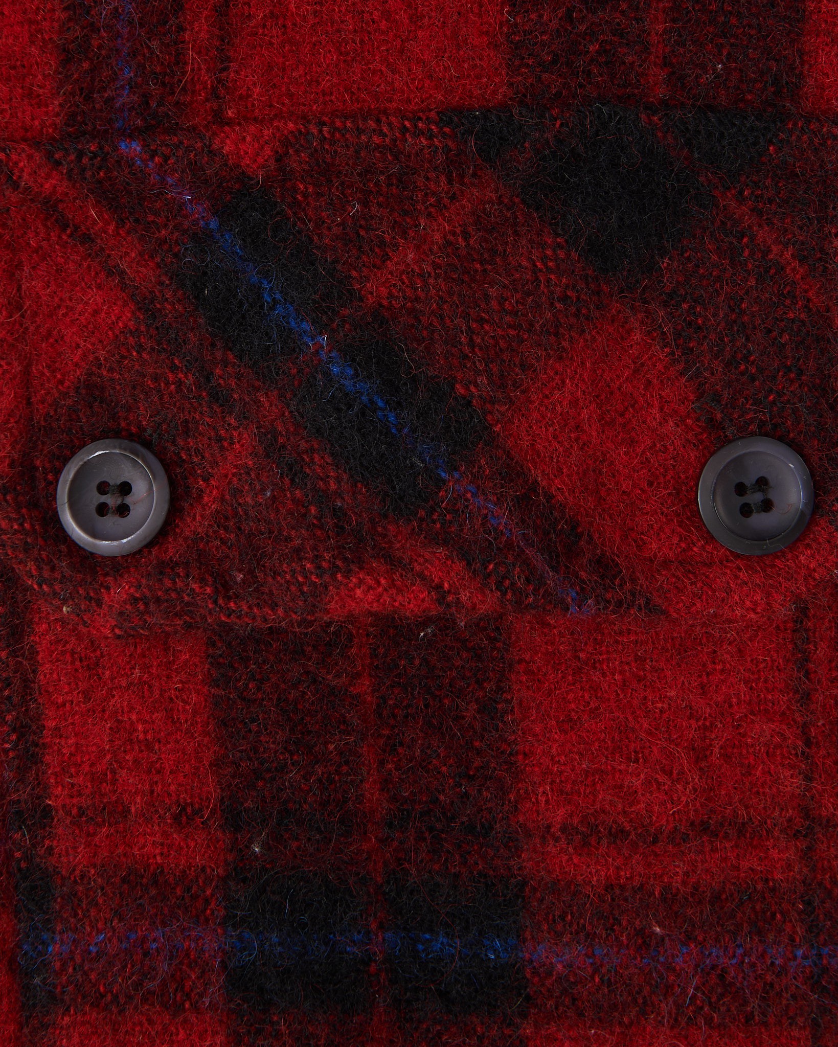 Тёплая клетчатая рубашка из шерсти — изображение 5