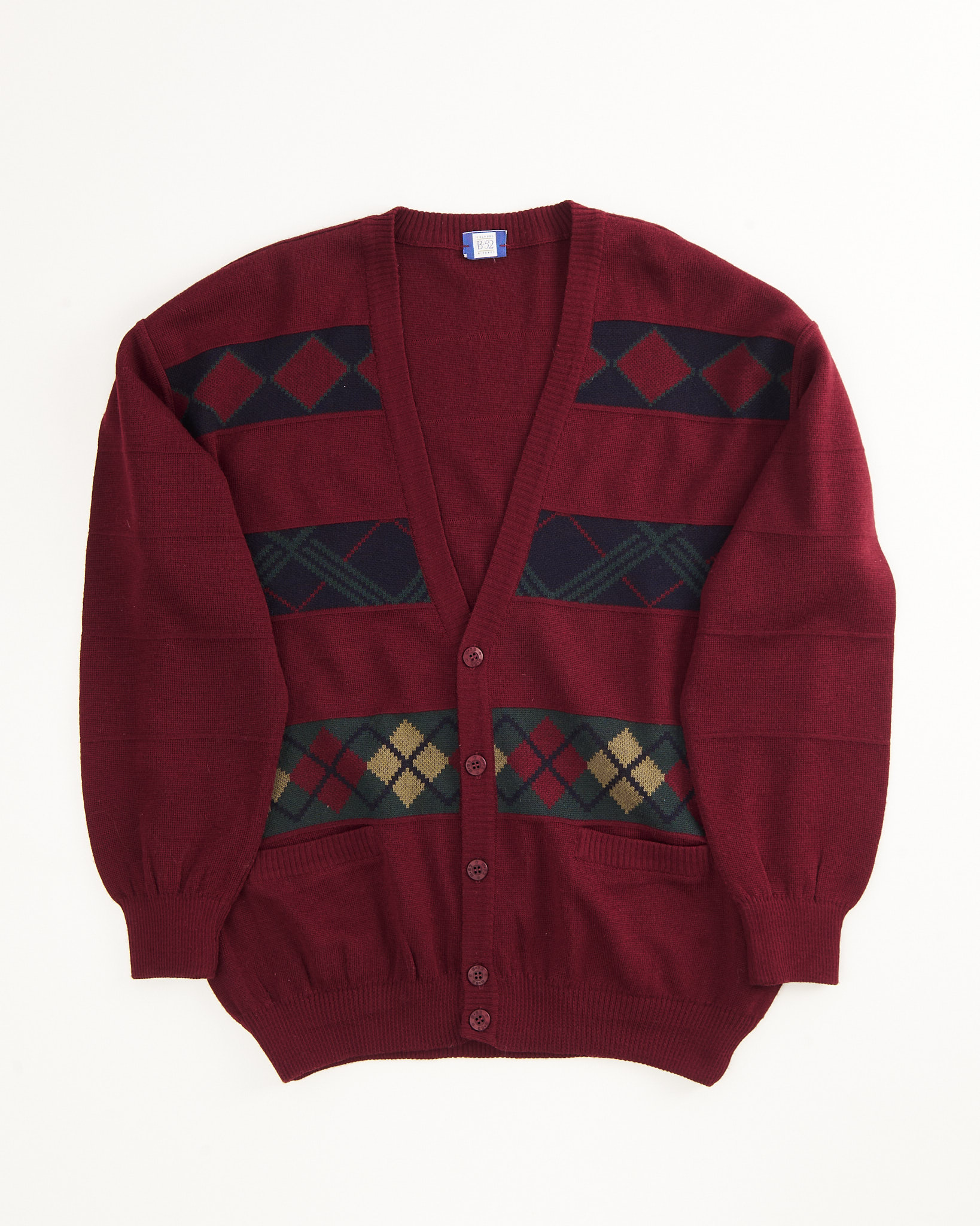 Винтажный кардиган с узором