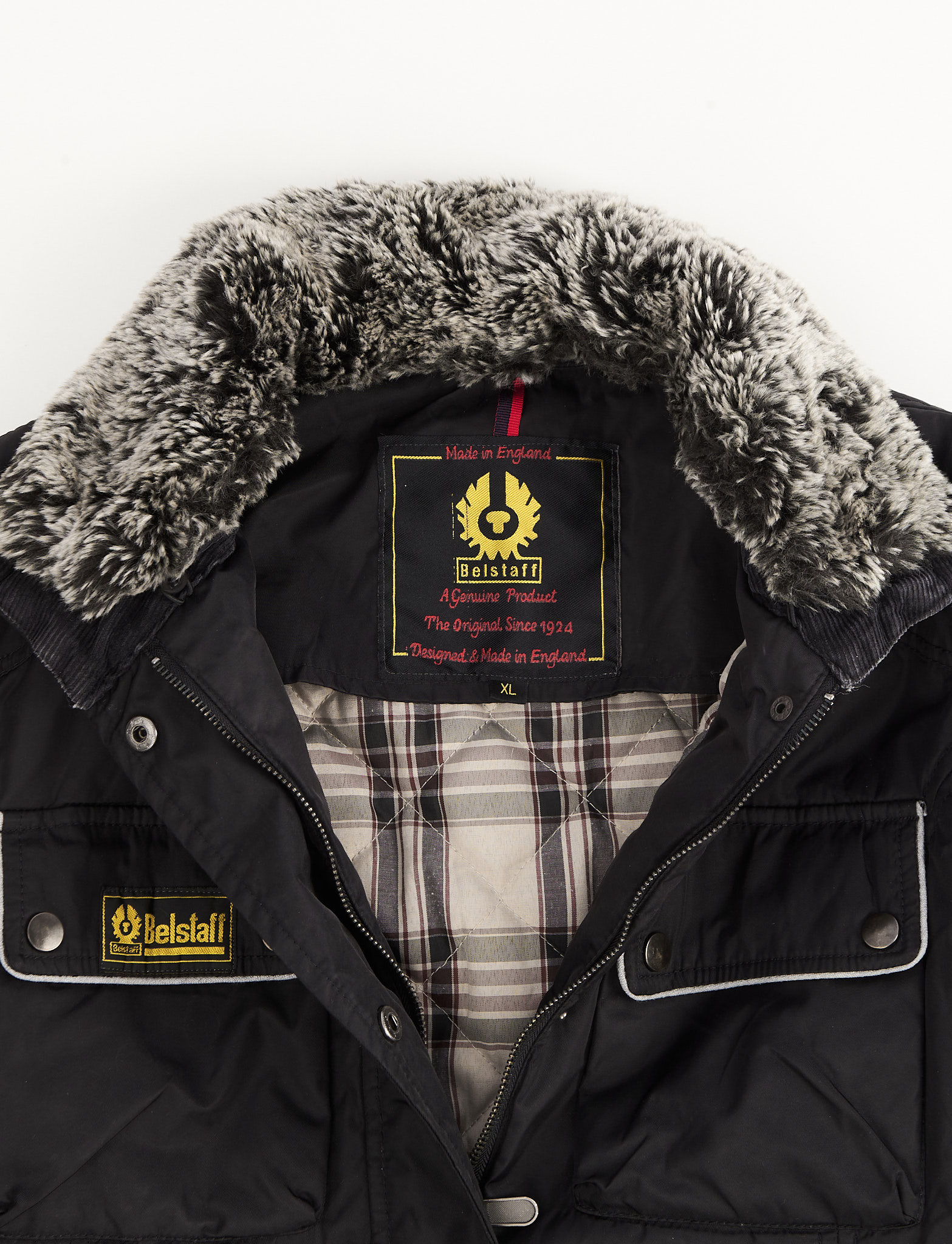 Куртка Belstaff с меховым воротником — изображение 3