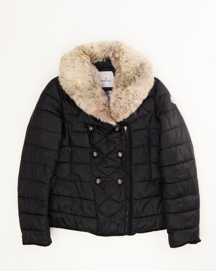 Куртка Moncler с натуральным мехом