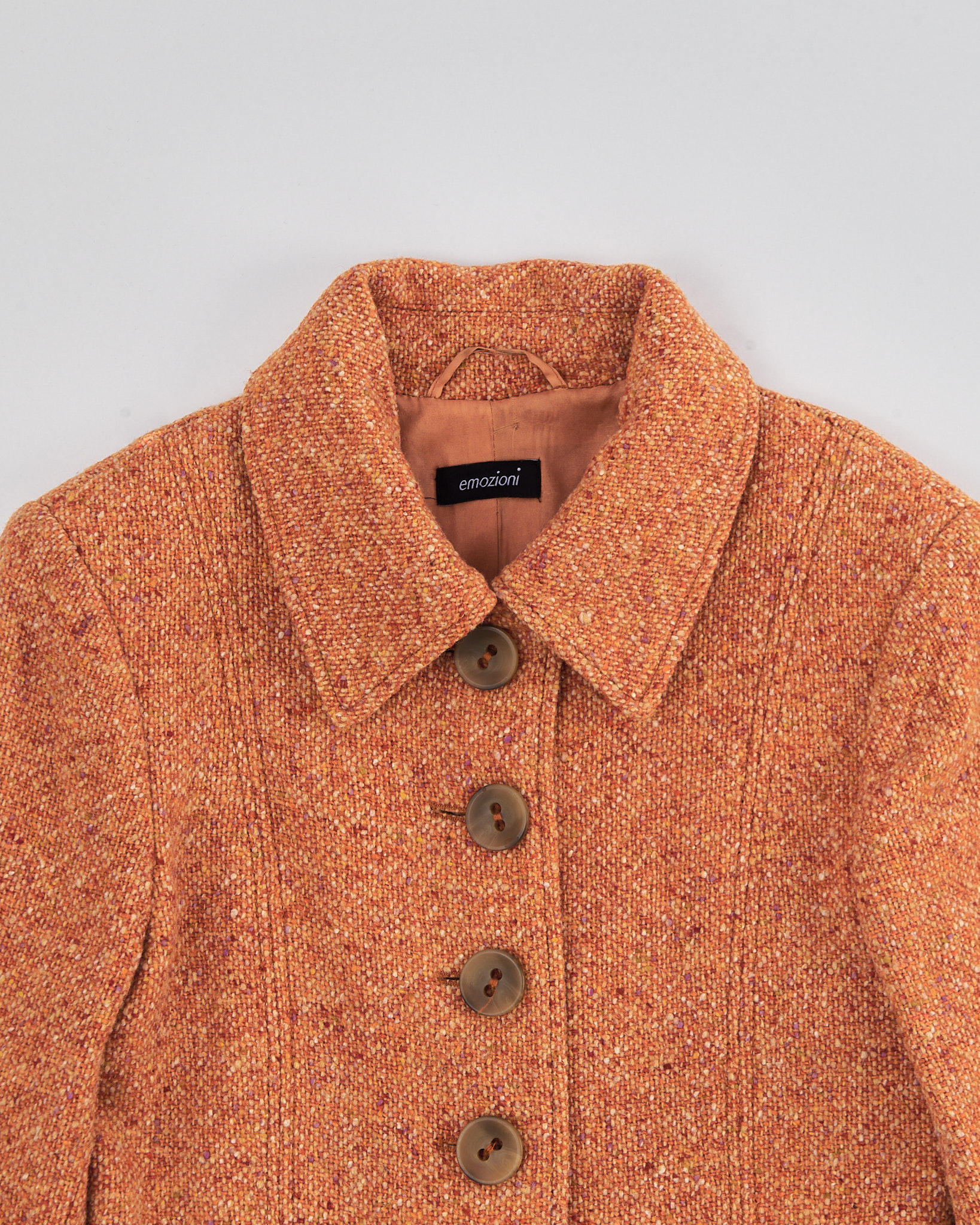 Пальто из твидовой шерсти Emozioni — изображение 3