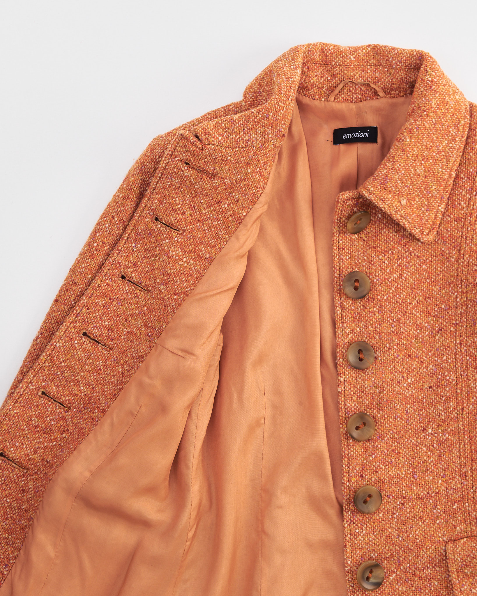 Пальто из твидовой шерсти Emozioni — изображение 4