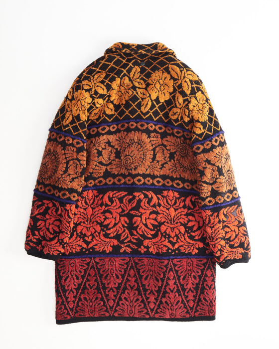 Пальто с жаккардовым узором — фото 2