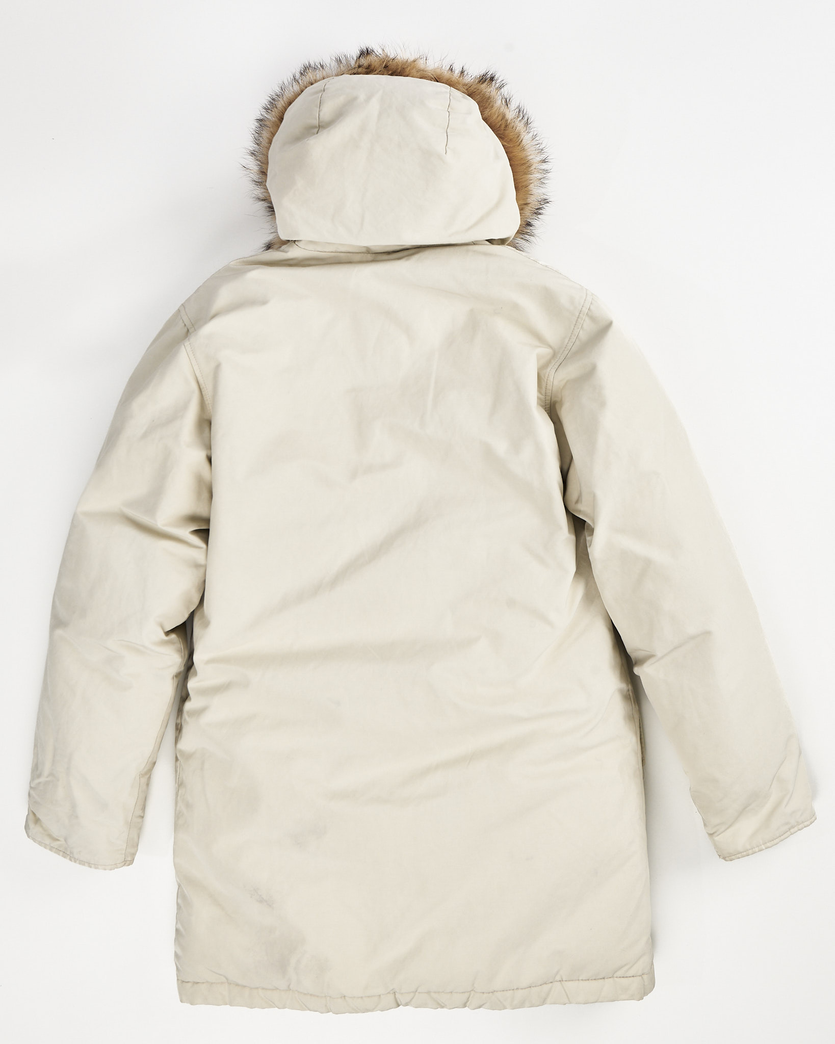 Винтажная парка Woolrich с натуральным мехом — изображение 2