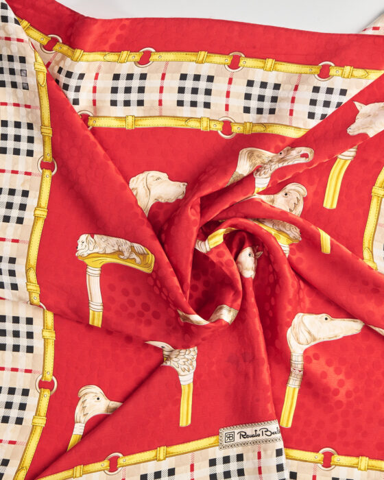 Винтажный платок с орнаментом Renato Balestra Renato Balestra — фото 2