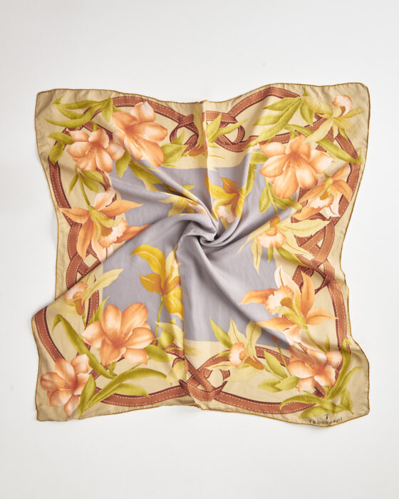 Платок с цветочным принтом Trussardi Trussardi