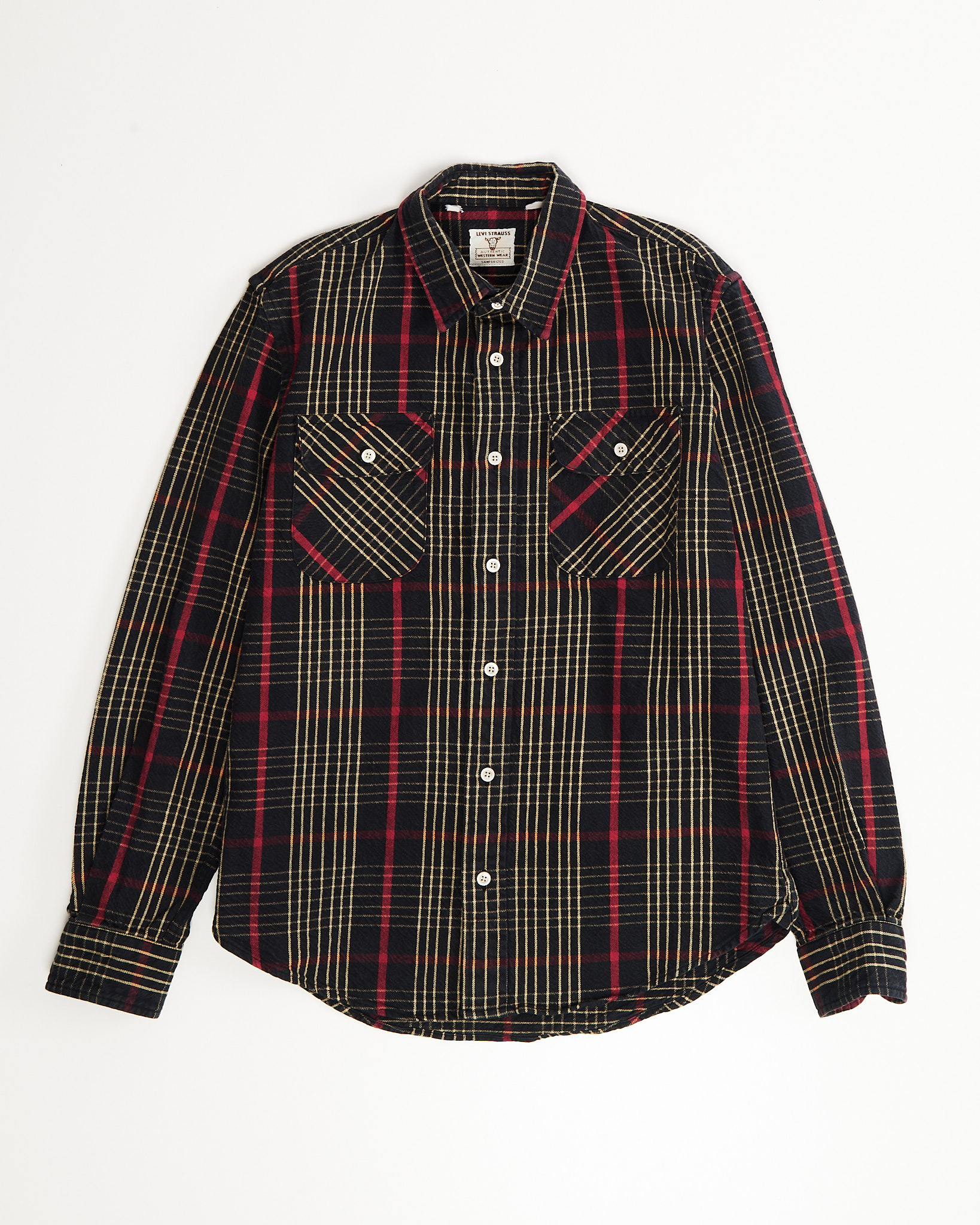 Рубашка Levi’s Vintage Clothing в тёмную клетку