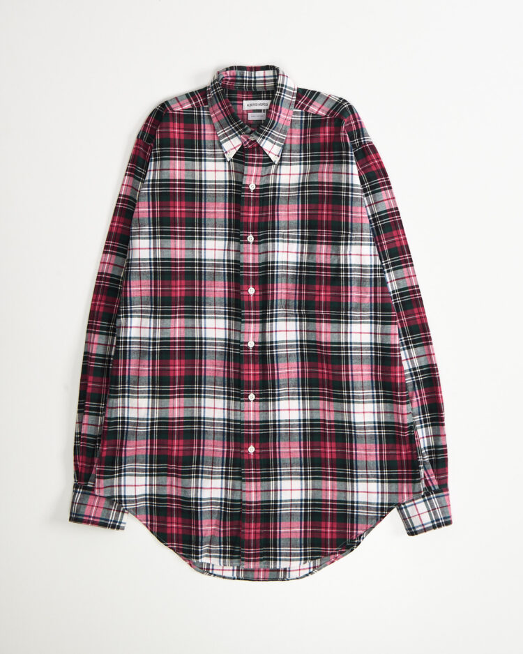 Хлопковая рубашка Alberto Aspesi в клетку