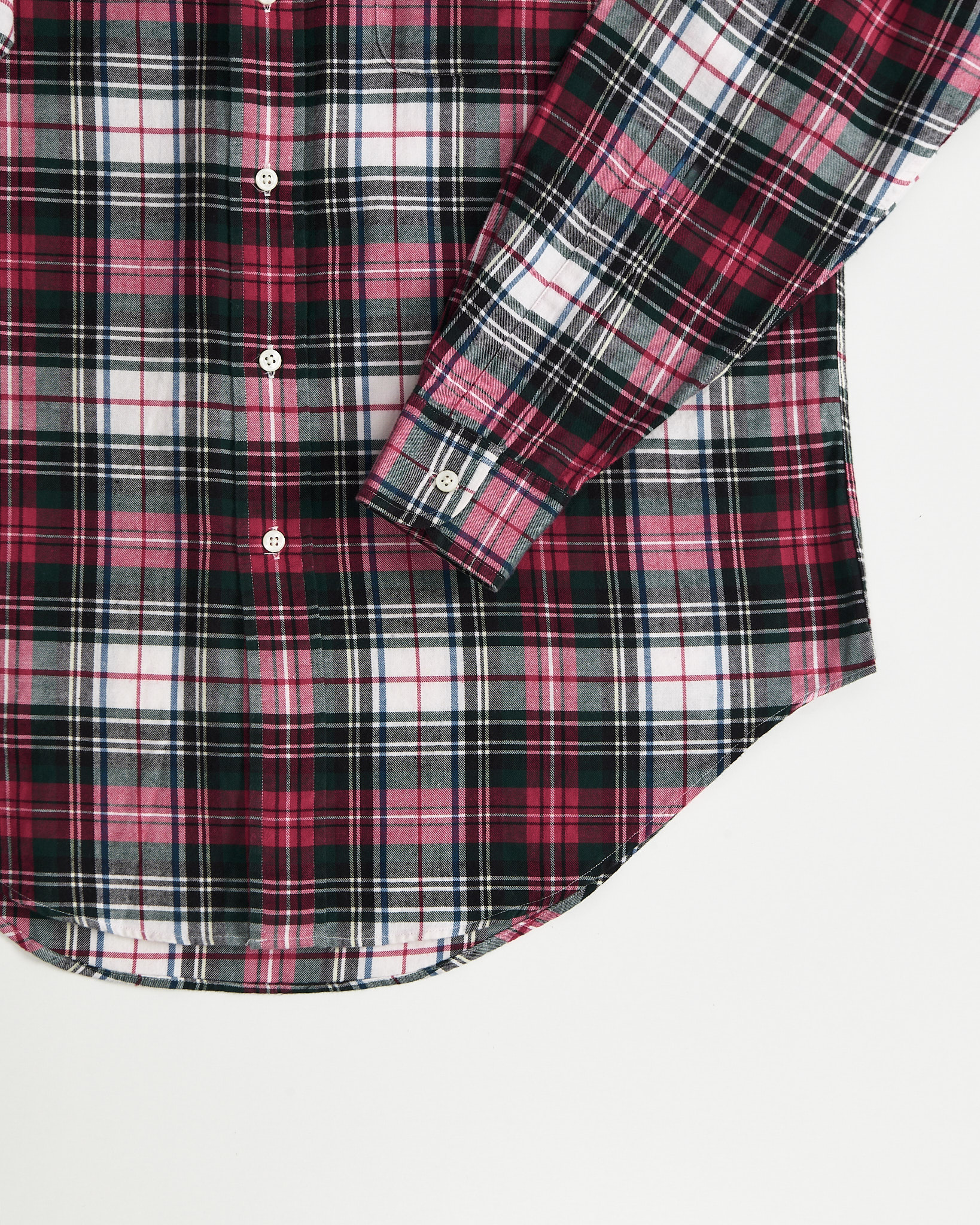 Хлопковая рубашка Alberto Aspesi в клетку — изображение 4