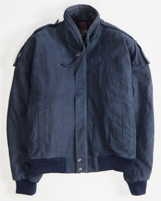 Куртка-бомбер из натуральной замши G-III