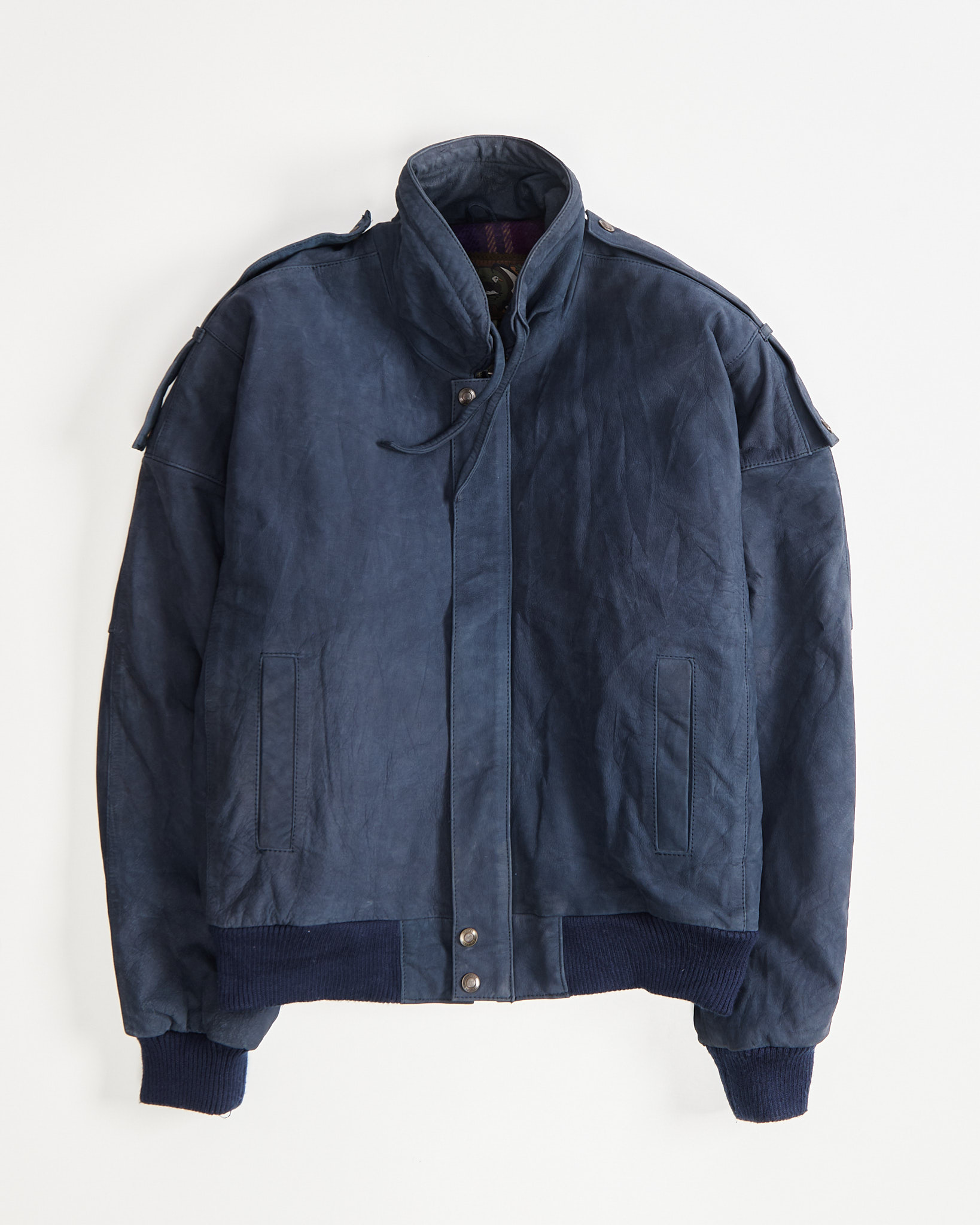 Куртка-бомбер из натуральной замши