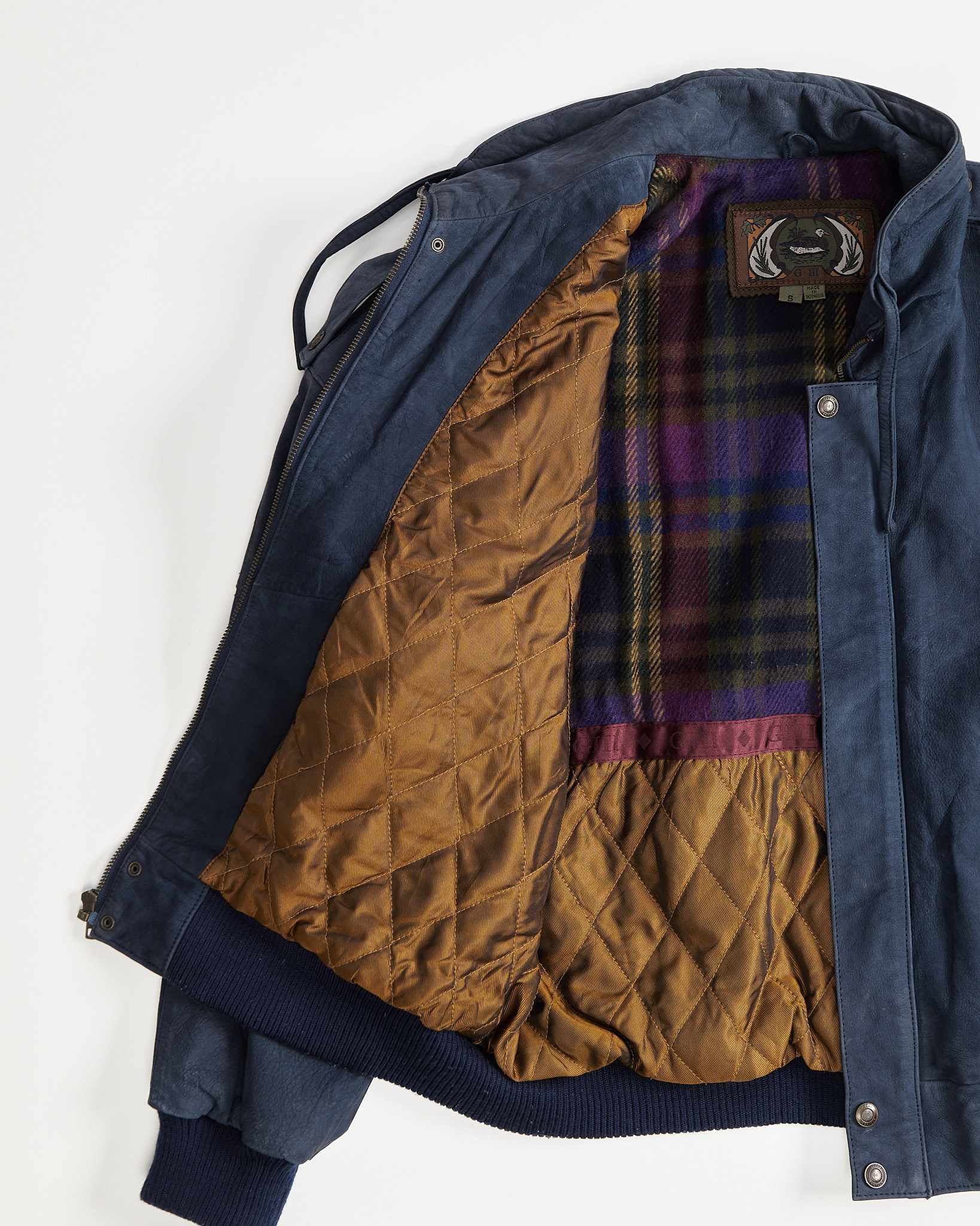 Куртка-бомбер из натуральной замши — изображение 4