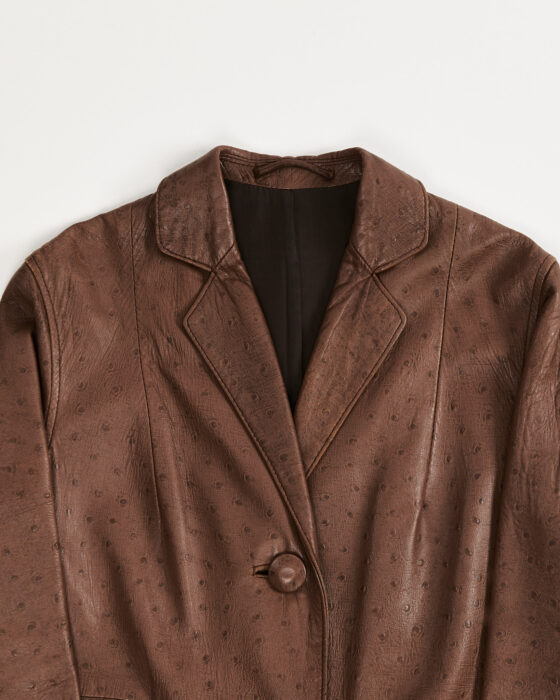 Тренч из натуральной кожи made in Italy — фото 3