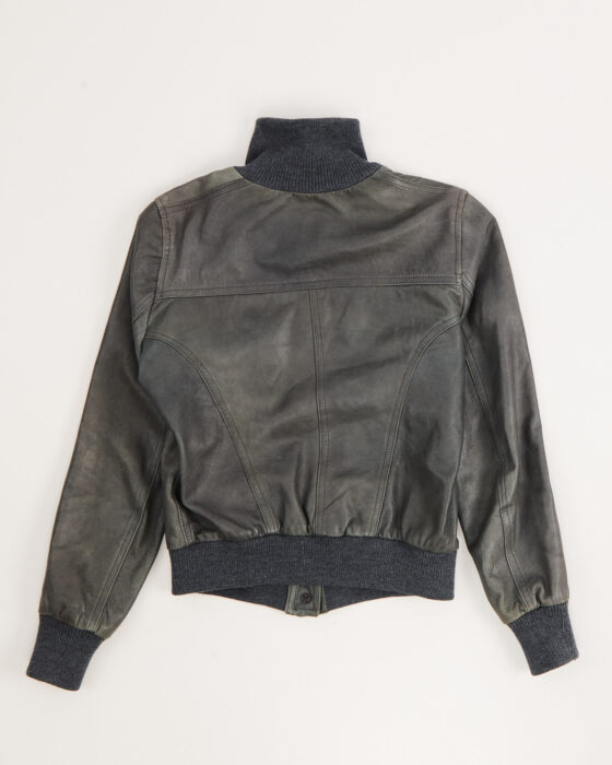 Кожаная куртка-бомбер Effegi Effegi — фото 3