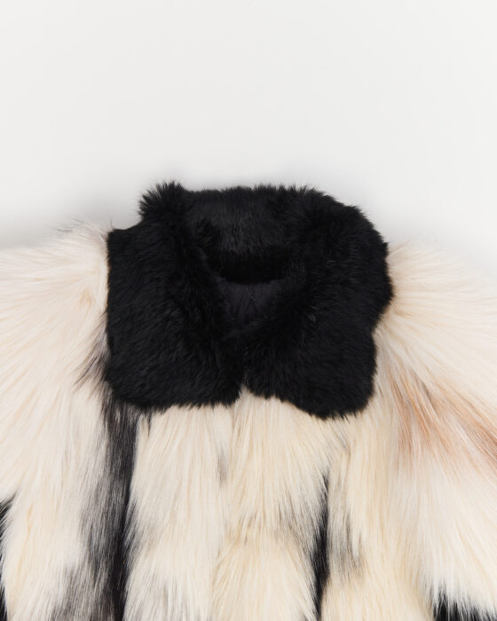 Шуба из натурального меха арктической лисы — фото 3