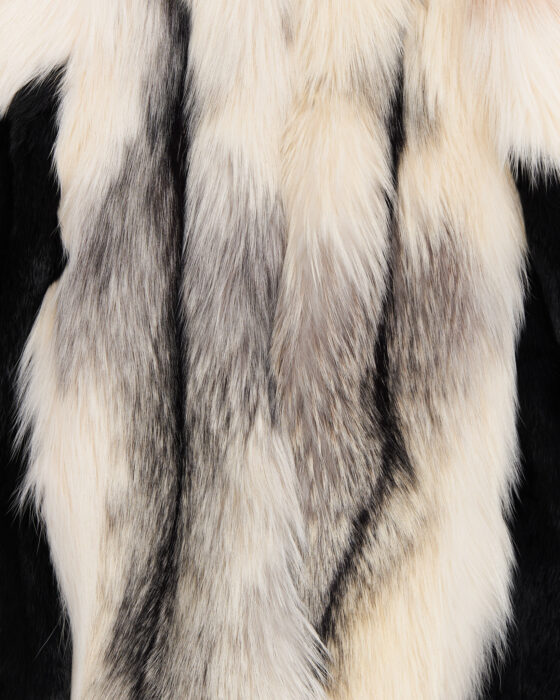 Шуба из натурального меха арктической лисы — фото 4