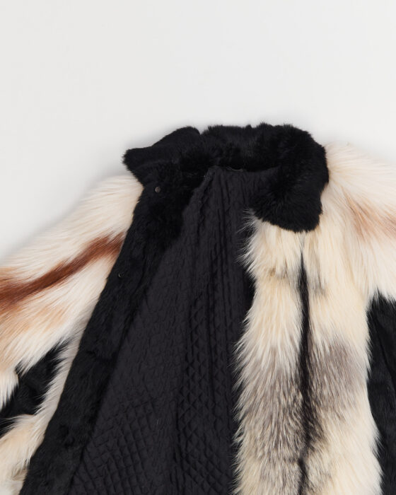 Шуба из натурального меха арктической лисы — фото 5