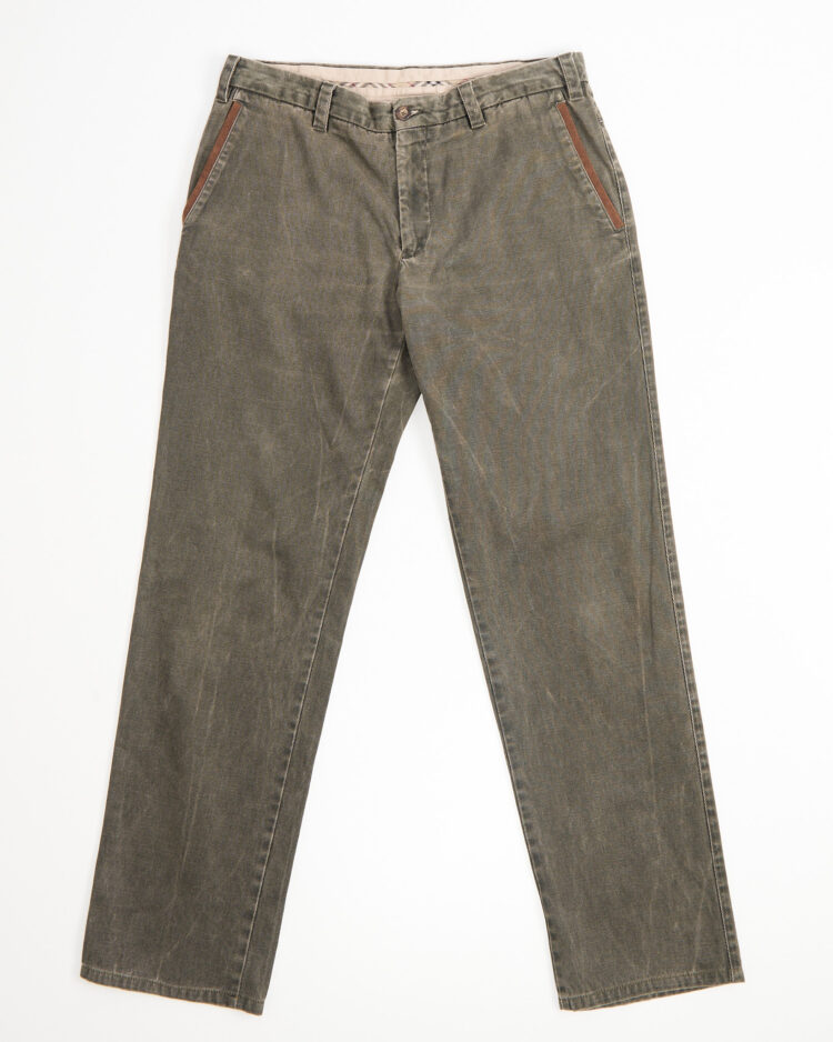 Брюки Burberry из хлопка