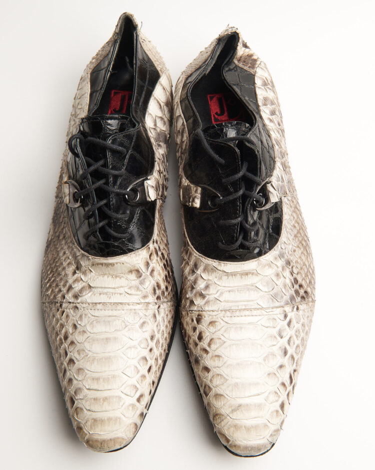 Туфли из натуральной кожи питона Ghost