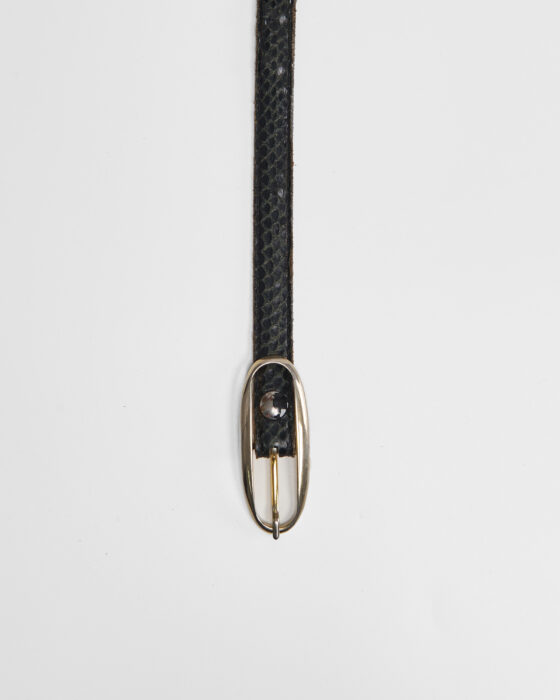 Ремень с тиснением под рептилию — фото 3