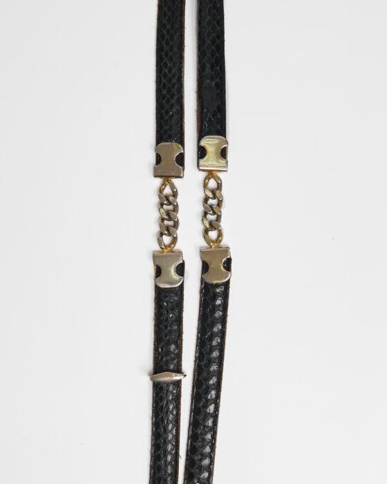 Ремень с тиснением под рептилию — фото 4