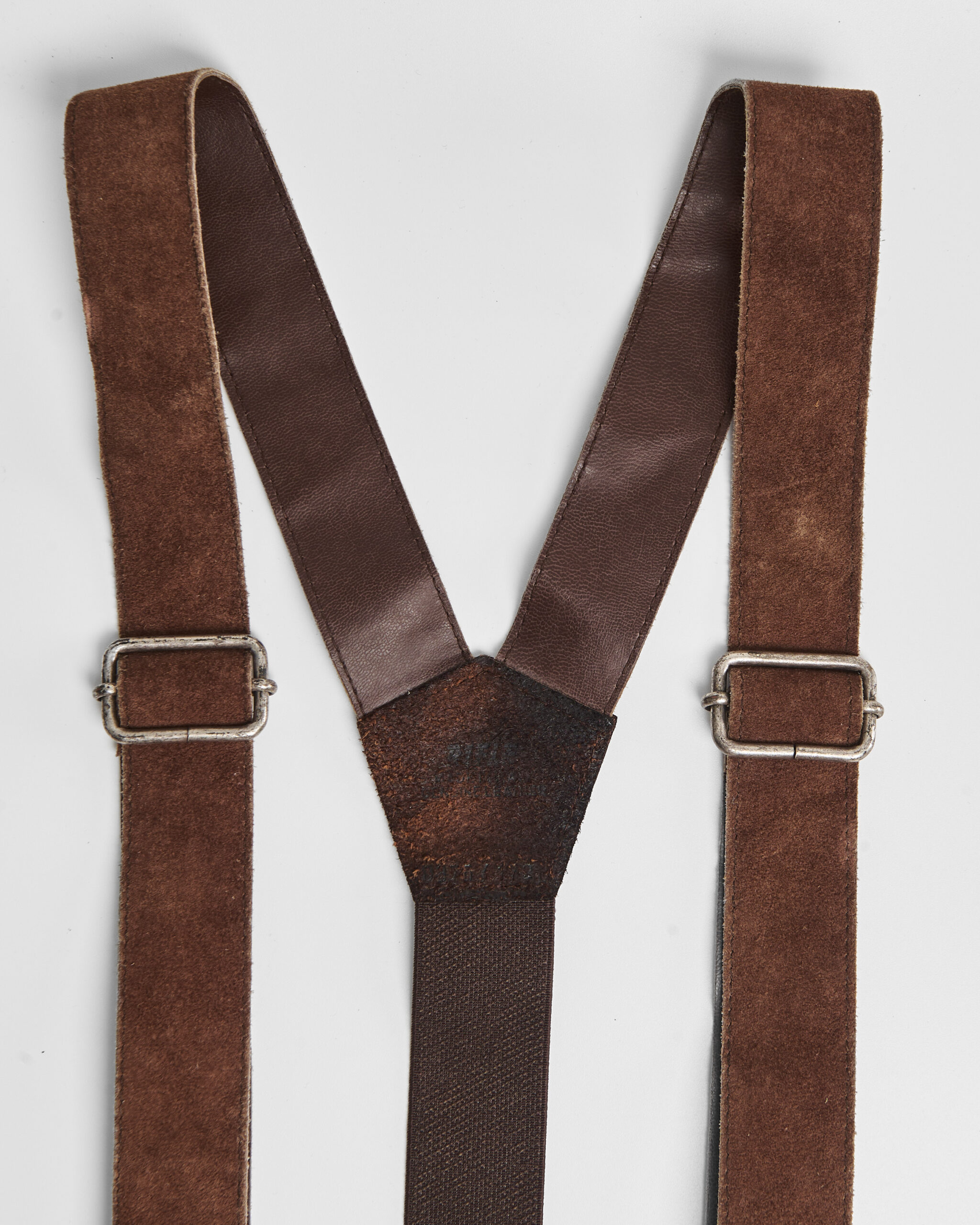 Винтажные подтяжки Rifle из замши — изображение 2