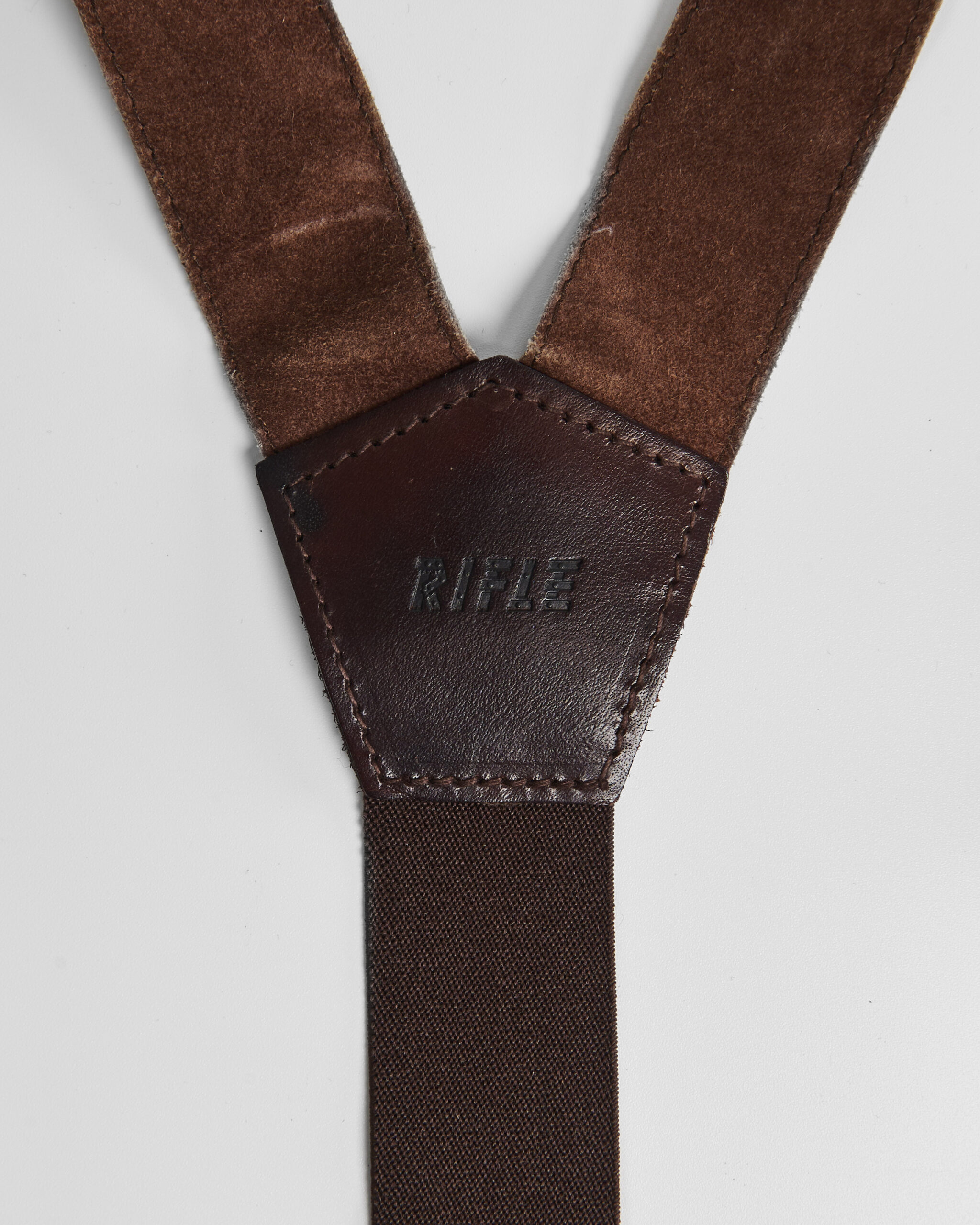 Винтажные подтяжки Rifle из замши — изображение 3