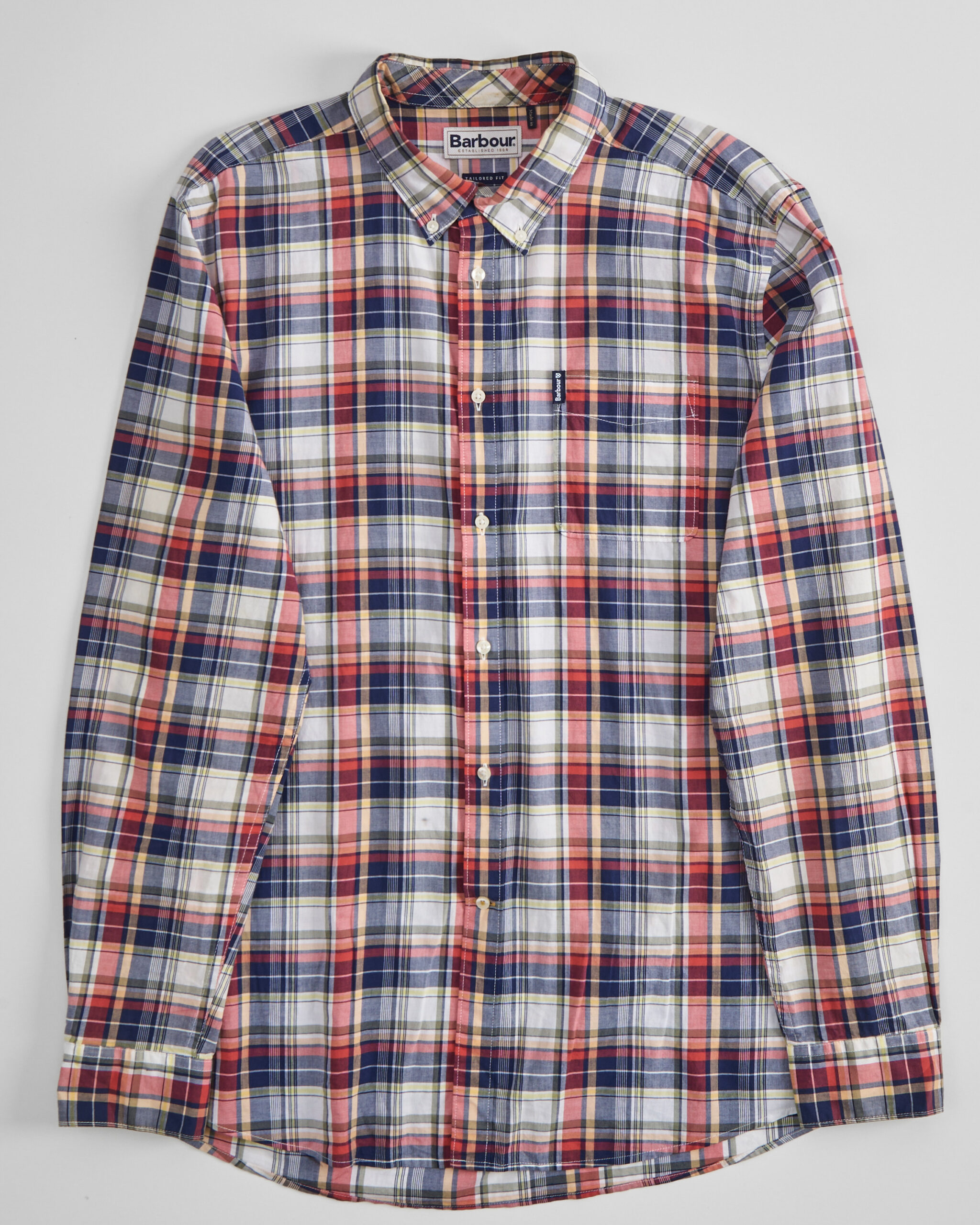 Рубашка из чистого хлопка Barbour