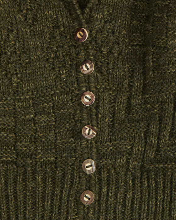 Вязаный кардиган из шерсти — фото 4