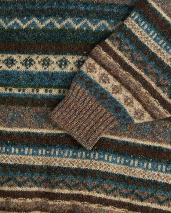 Шерстяной свитер с орнаментом — фото 5