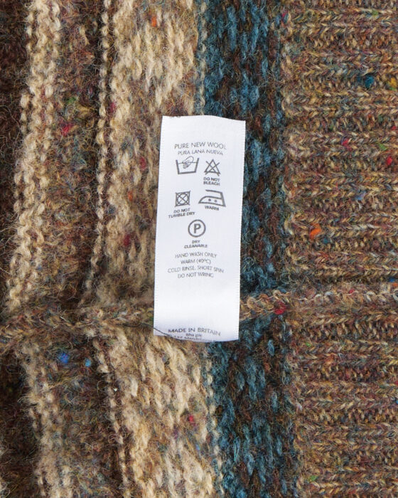 Шерстяной свитер с орнаментом — фото 7