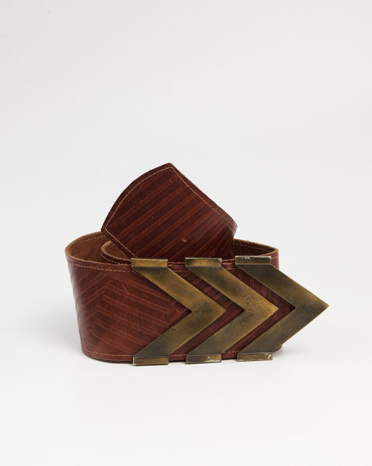 Винтажный ремень из кожи