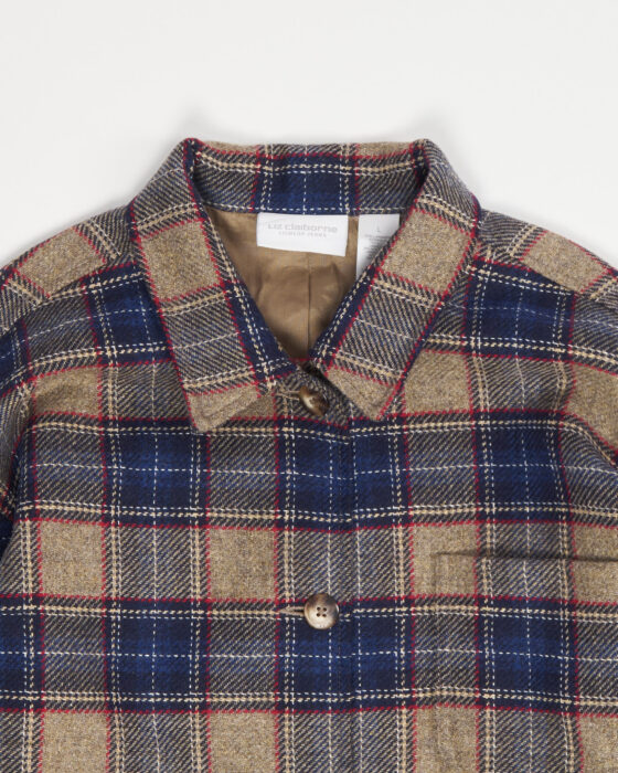 Рубашка в клетку Liz Claiborne Liz Claiborne — фото 2