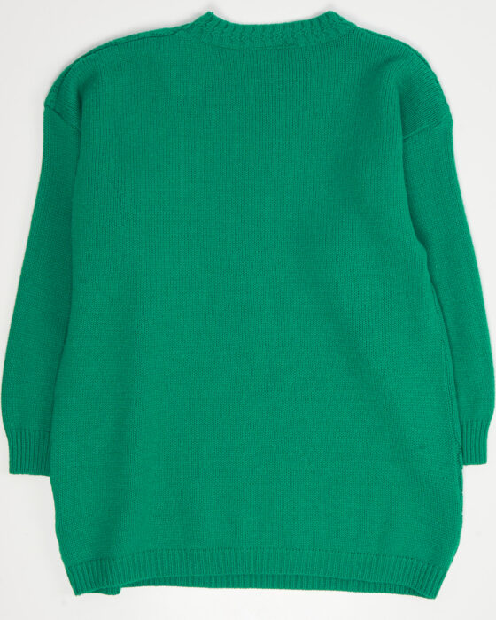 Винтажный свитер с аппликацией — фото 2