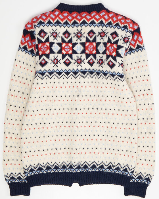 Винтажный кардиган с норвежским узором — фото 2