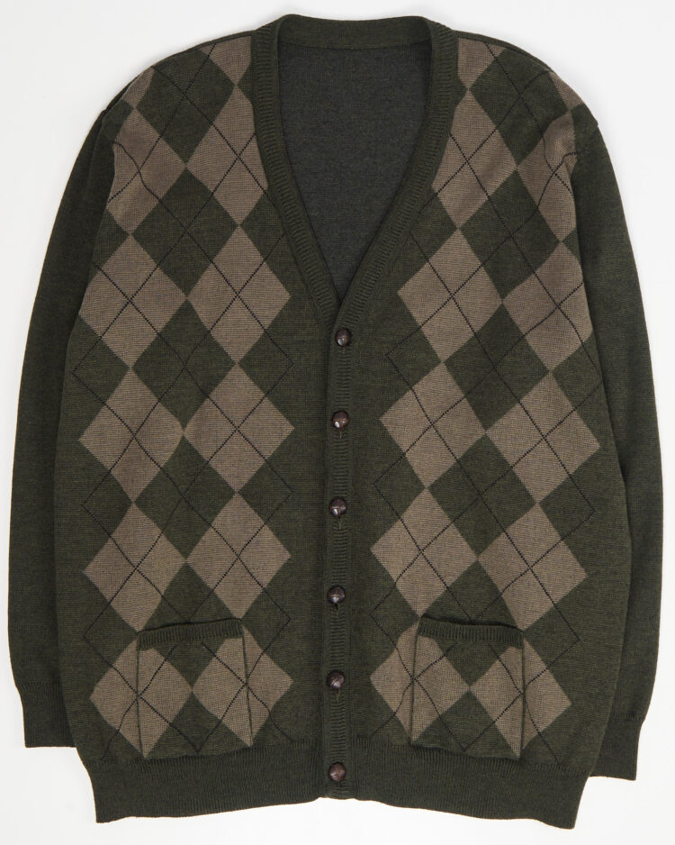 Кардиган с аргyle-рисунком