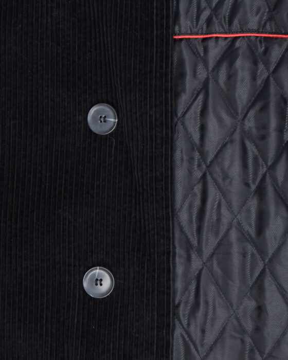 Черное вельветовое пальто Chevy Chevy — фото 7