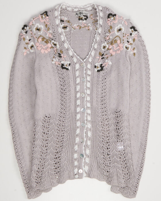 Винтажный кардиган с вышивкой Alpin de Luxe