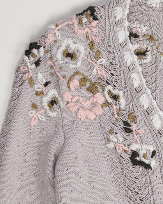 Винтажный кардиган с вышивкой Alpin de Luxe — фото 5