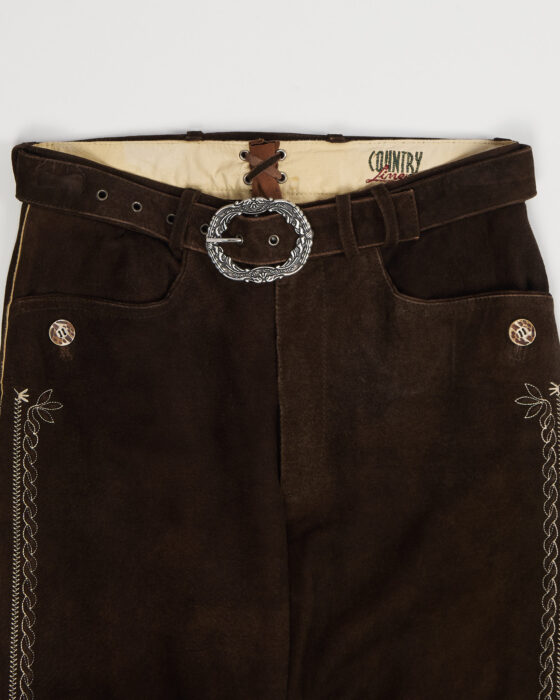 Замшевые брюки Country Line с вышивкой Country Line — фото 3
