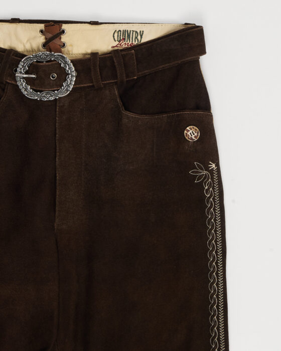 Замшевые брюки Country Line с вышивкой Country Line — фото 5