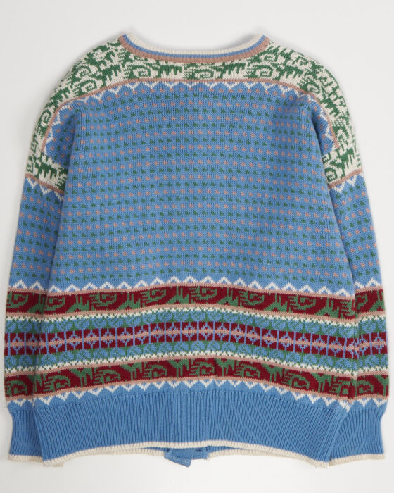 Винтажный кардиган с орнаментом — фото 2