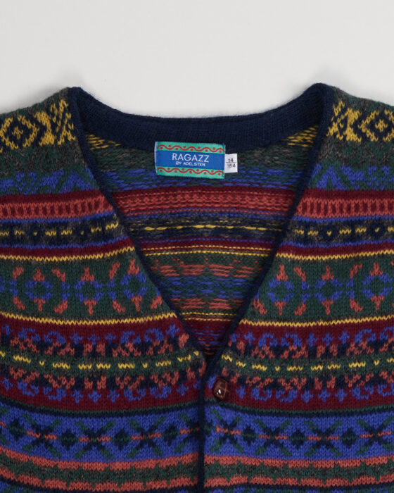 Вязаный жилет из шетландской шерсти Ragazz — фото 2