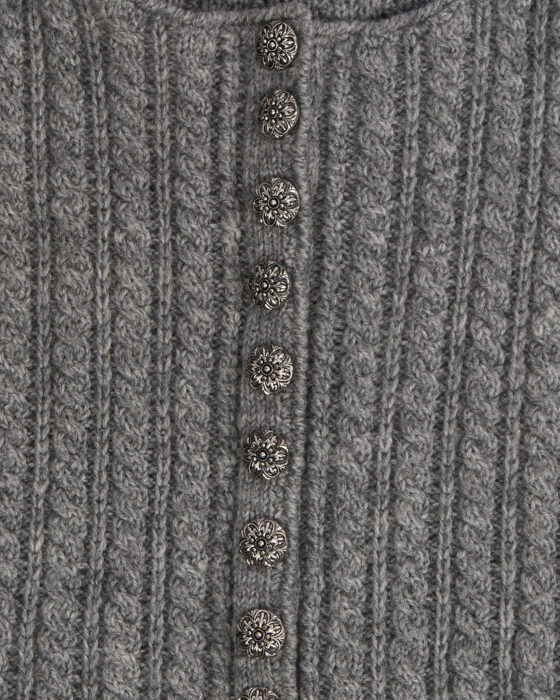 Вязаный жилет из шерсти — фото 4